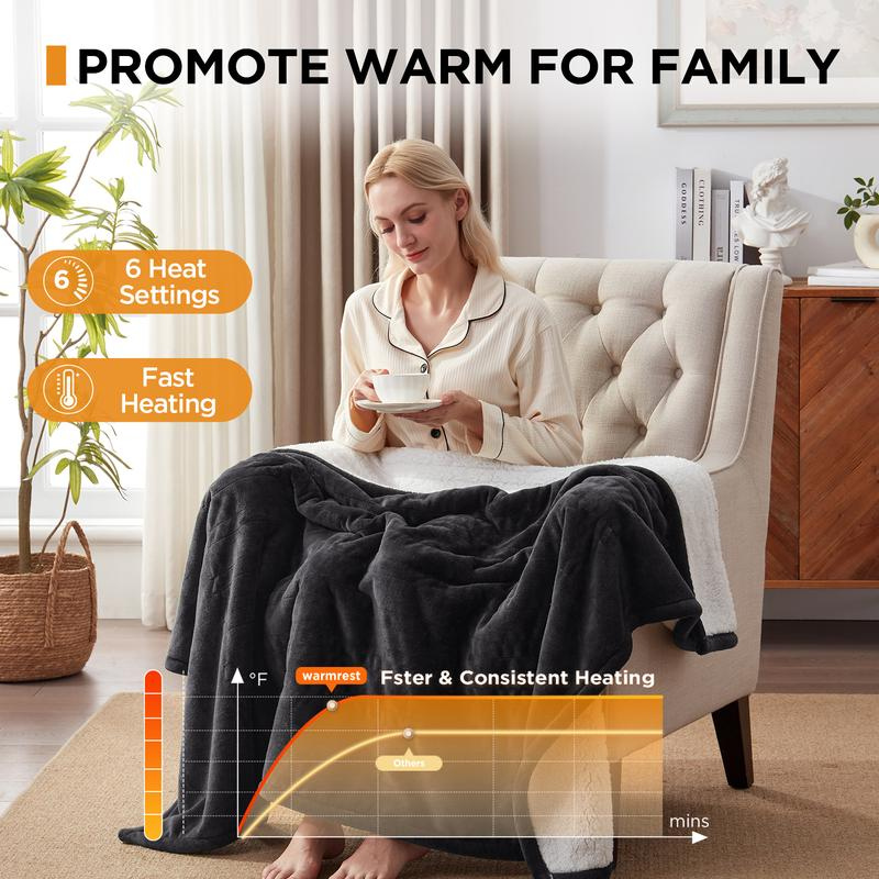 Snug Hug Heated Shawl Blanket 2.0