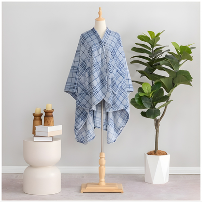 Plaid Luxe Wearable Throw